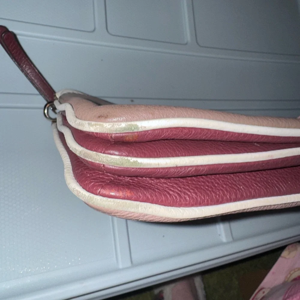 kate spade two-tone leather crossbody - cream & taupe